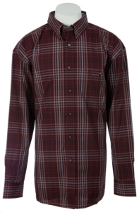George Strait by Wrangler L/S Mens Plaid Shirt MGS21RM