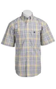 George Strait by Wrangler S/S Mens Plaid Shirt  MGS26XM