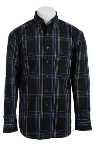 George Strait by Wrangler L/S Mens Plaid Shirt MGS30XM