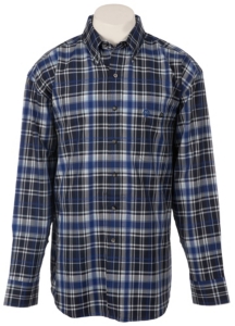 George Strait by Wrangler L/S Mens Plaid Shirt MGS34BM