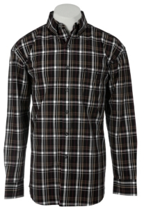 George Strait by Wrangler L/S Mens Plaid Shirt MGS44XM