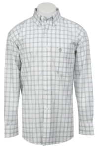 George Strait by Wrangler L/S Mens Plaid Shirt MGS52GMX