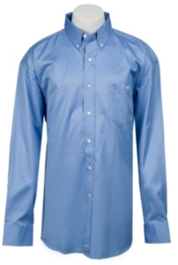George Strait by Wrangler L/S Mens Solid Shirt  MGS60BLX