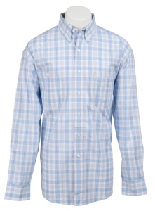 George Strait by Wrangler L/S Mens Plaid Shirt MGS68BM
