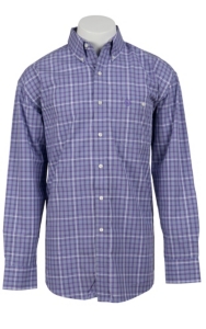 George Strait by Wrangler L/S Mens Plaid Shirt MGS76PM