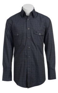 Wrangler® George Strait Troubadour™ Men's Long Sleeve Snap Shirt MGS89NY