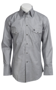 Wrangler® George Strait Troubadour™ Men's Long Sleeve Snap Shirt MGS90GY