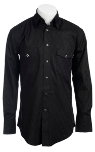 Wrangler® George Strait Troubadour™ Men's Long Sleeve Snap Shirt MGS91BKX - Big and Tall