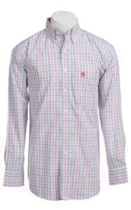 George Strait by Wrangler L/S Mens Plaid Shirt MGS96OM