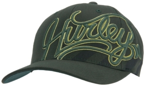 Hurley® Midori Combat Green w/ Yellow Logo Cap