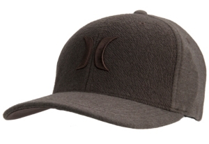 Hurley® Koozie Brown French Terry Blend Logo Flex Fit Cap