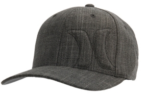 Hurley® Bump 2.0 Graphite Grey with 3D Logo Flex Fit Cap