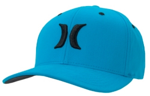 Hurley® One & Color Turquoise and Black FlexFit Logo Cap