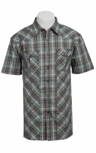 Indigo Star Mens S/S Western Snap Shirt MIFS648RLCV