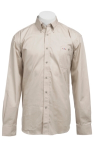 Larro™ L/S Mens Solid Natural Shirt MLSL901NT