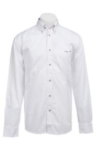 Larro™ L/S Mens Solid White Shirt MLSL901WT