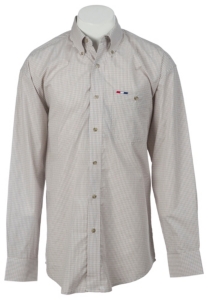 Wrangler® National Patriot™ Men's L/S Plaid Western Shirt MPP264M