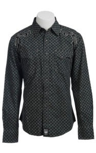 Wrangler Mens Rock 47 Western Shirt MRC144X