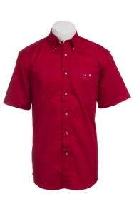 Larro™ S/S Mens Solid Red Shirt MSSL901RD