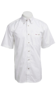 Larro™ S/S Mens Solid White Shirt MSSL901WH