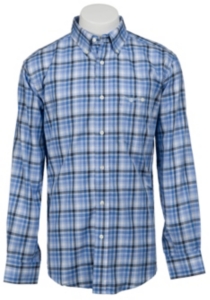 Trevor Brazile Relentless™ by Wrangler® L/S CoolMax® Plaid Shirt MTB225M