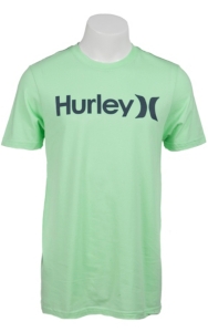 Hurley® Seafoam One & Only w/ Teal Logo Premium Fit Short Sleeve Tee