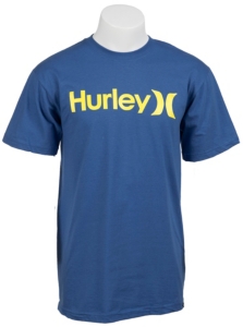 Hurley® Royal Blue Classic Fit Logo Short Sleeve Tee