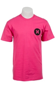 Hurley® Magenta Icon Krush Classic Fit Short Sleeve Tee