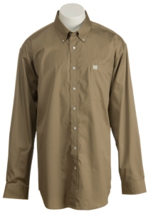 Cinch L/S Mens Solid Fine Weave Shirt MTW1103298
