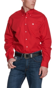 Cinch L/S Mens Solid Fine Weave Shirt MTW1103313