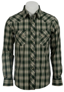 Wrangler Mens Vintage Snap Western Shirt MV1285M