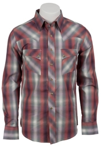 Wrangler Men's Vintage Snap Western Shirt MV1288M