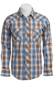 Wrangler Mens Vintage LS Snap Western Shirt MV1304M
