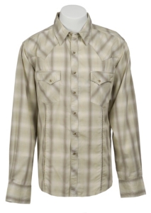 Wrangler Mens Snap Western Shirt MVG005M