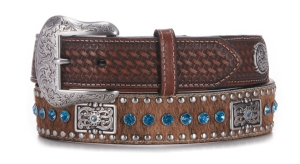 Nocona® Mens Rhinestone Western Belt N2442148