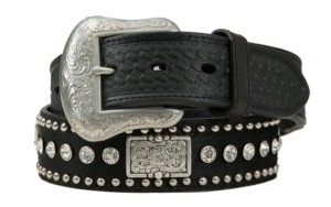 Nocona® Mens Rhinestone Western Belt N2442301