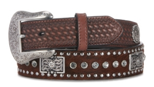 Nocona® Mens Rhinestone Western Belt N2442302