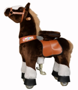 3-D Belt Comany® Small Chocolate Brown PonyCycle™