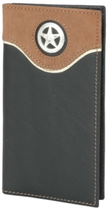 Nocona® Black Rodeo Wallet/Checkbook Cover N5441401