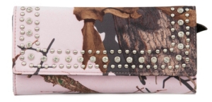 M&F Western® Pink Camo & Rhinestone Wallet
