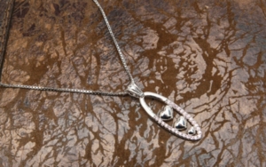 Montana Silversmiths® Young Love Silver Hearts Pendant Necklace
