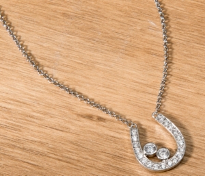 Montana Silversmiths® Treasure Finder Silver Horseshoe Necklace