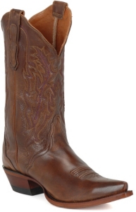 Nocona® Ladies Antique Tan Calf Western Boots