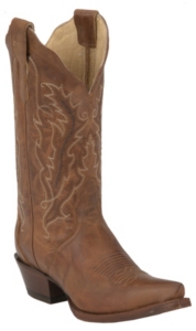 Nocona® Ladies Distressed Brown Old West Tan 11