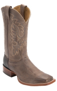 Nocona® Men's Tan Brown Vintage Cow Double Welt Square Toe Western Boots