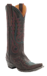 Old Gringo® Women's Chocolate Nevada Fancy Stitch Snip Toe Western Boots
