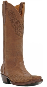 Old Gringo® Ladies Tan Viridiana Embroidered Snip Toe Western Boots