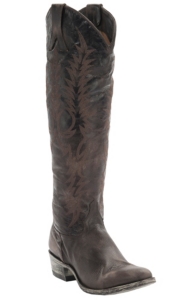 Old Gringo® Women's Mayra Distressed Chocolate Tall Round Toe Western Fashion Boots