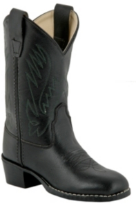 Old West® JAMA™ Childrens Black Corona Western Boots