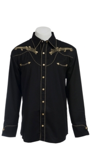 Scully® Western Legends™ Melody Ranch Black
